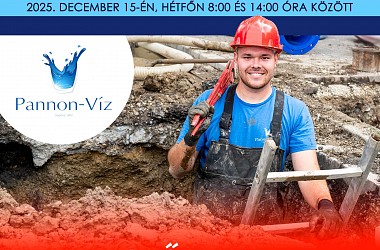 IVÓVÍZELLÁTÁS SZÜNETEL: Győrben a Rómer Flóris utcában